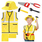 Children's Performance Wear Firefighter Worker Professional Role Play - Enfance-Heureuse