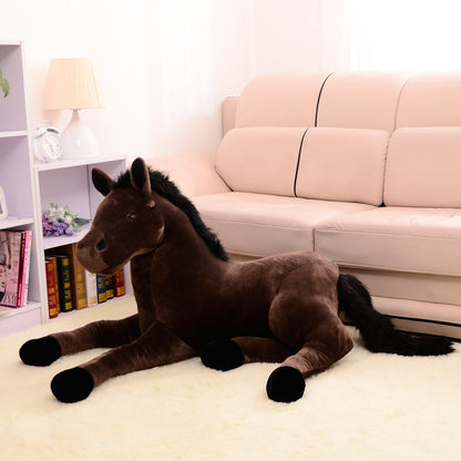 Children's plush toy horse doll - Enfance-Heureuse