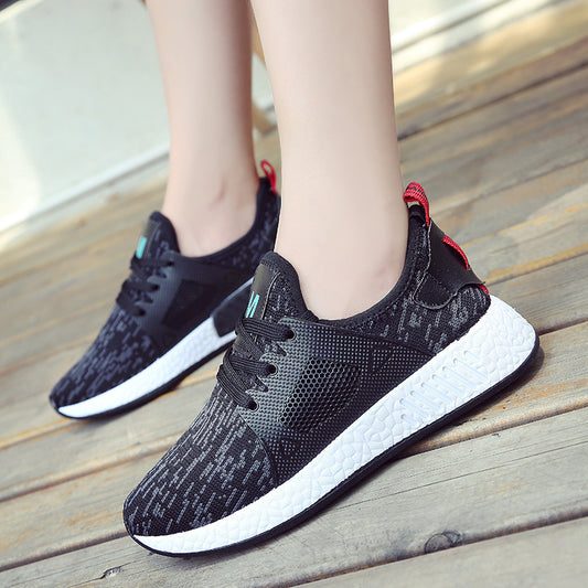 Sports casual shoes flat women shoes - Enfance-Heureuse