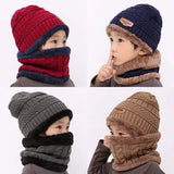 Bonnet tricoté chaud pour enfants - Enfance-Heureuse