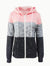 Women's Color Block Zip-Up Hoodie - Enfance-Heureuse
