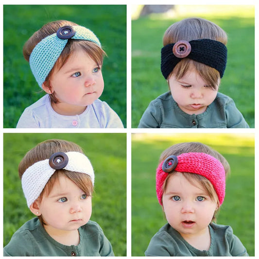 Baby wool headband hand-woven hair accessories - Enfance-Heureuse