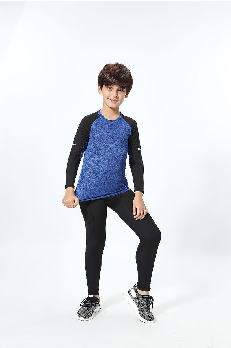 Children's Color Matching Bodysuit Suit