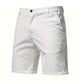 Men's Casual Solid Color Slim Fit Straight Shorts - Enfance-Heureuse