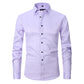 Men's Stretch Shirt Long Sleeve Non-ironing Slim Fit - Enfance-Heureuse