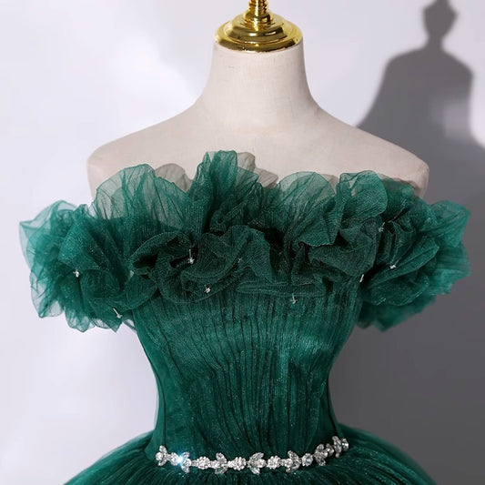 Off-shoulder Evening Dress Banquet Temperament - Enfance-Heureuse