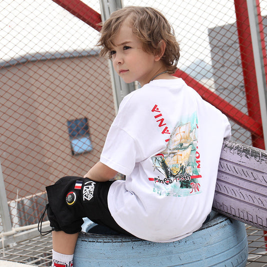 Children's printed T-shirt - Enfance-Heureuse