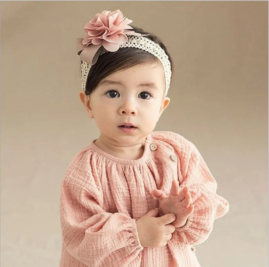 Bandeau dentelle bébé - Enfance-Heureuse