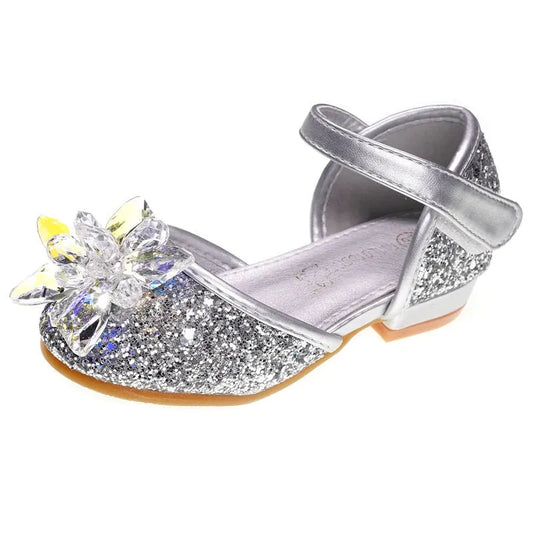 Filles cristal chaussures strass chaussures simples - Enfance-Heureuse
