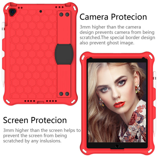 Compatible with Apple, New iPad 10.2 Honeycomb EVA Cover - Enfance-Heureuse