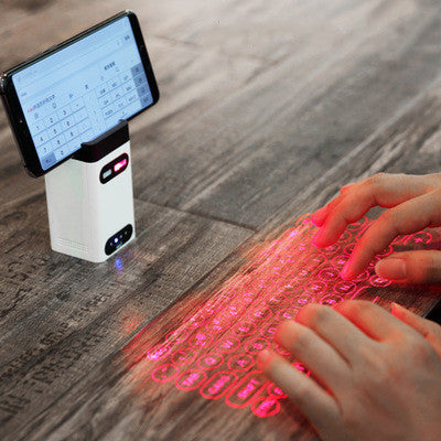 Clavier laser virtuel LEING FST, projecteur sans fil Bluetooth, clavier de téléphone pour ordinateur portable, tablette, avec fonction souris