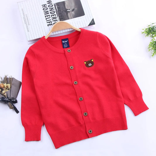 Classique Explosion Garçons Tricot Cardigan Mince Enfants Veste
