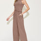 Basic Bae Full Size Ribbed Tank and Wide Leg Pants Set - Enfance-Heureuse