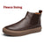 Fleece British Style High-top Leather Shoes Male - Enfance-Heureuse