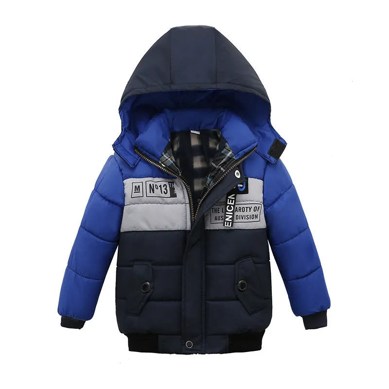 Petit Et Moyen-Taille Garçons Coton-Rembourré Vestes