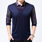 Long-sleeved T-shirt Men's Middle-aged And Elderly Clothes - Enfance-Heureuse