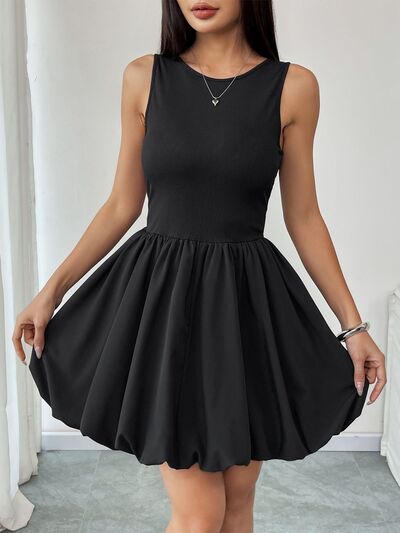 Perfee Ruched Sleeveless Mini Dress - Enfance-Heureuse
