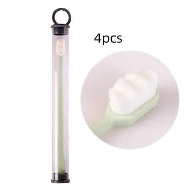 Ultra-fine Toothbrush Super Soft Bristle Deep Cleaning Brush Portable For Oral Care Tools Teeth Care Oral Cleaning Travel - Enfance-Heureuse