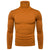 Winter Warm Basic Thermal Turtleneck Sweater Mens Solid Color Slim Fit Clothes Pullover Top - Enfance-Heureuse