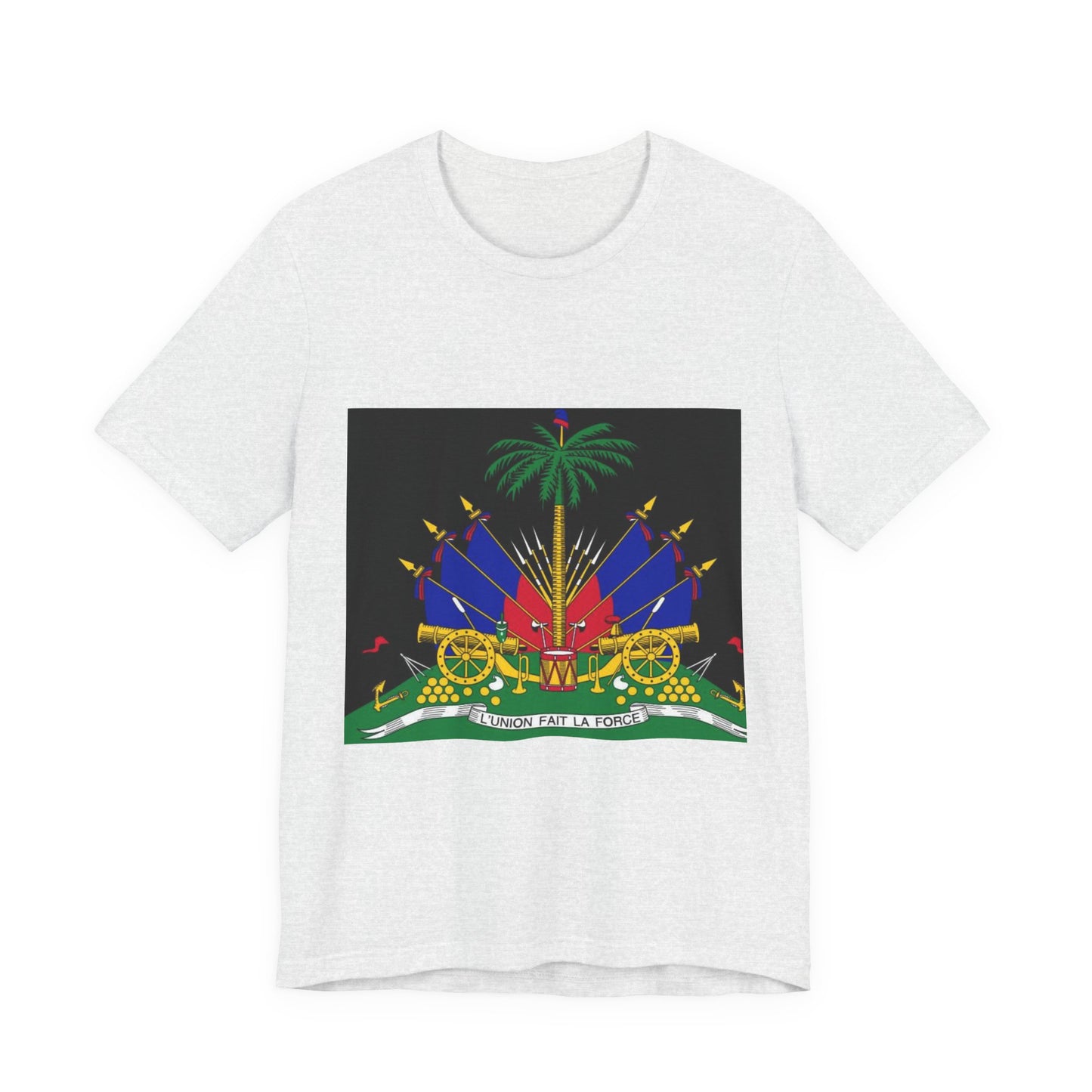 Haiti Coat of Arms T-Shirt — Haitian Flag & Emblem Graphic Tee