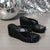 High Heels Wedge Sandals With Sequins Shiny Height Increasing Platform Flip Flops Women's Thick Bottom Shoes Beach Summer - Enfance-Heureuse