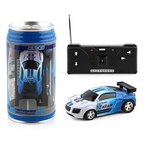 Coke Can Mini RC Radio Remote Control Micro Voiture De Course 4 Fréquences - Enfance-Heureuse