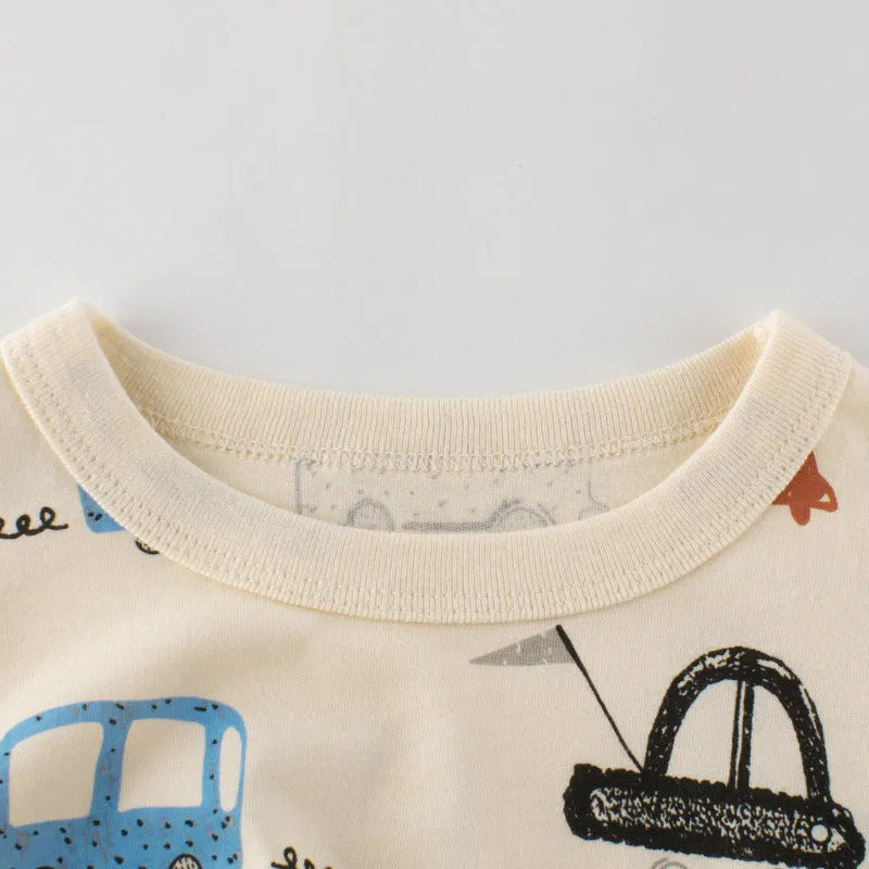 T-shirt coréen à manches courtes pour enfants