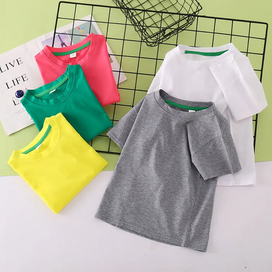 Children's Wear Children's Short Sleeved T-shirt - Enfance-Heureuse