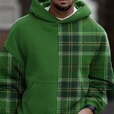 Men's Casual Fashion Trendy Plaid Print Sweatshirt - Enfance-Heureuse