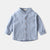 Boys stand collar solid color shirt - Enfance-Heureuse