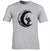 Digging The Moon Print Casual Mens O-neck T Shirts Fashion Men's Tops Men T-shirt Short Sleeve Men Tshirt - Enfance-Heureuse