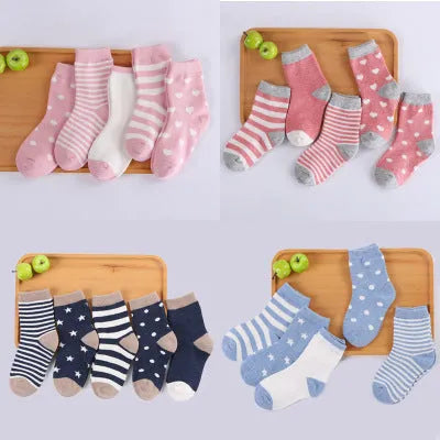 Chaussettes enfant tube en coton