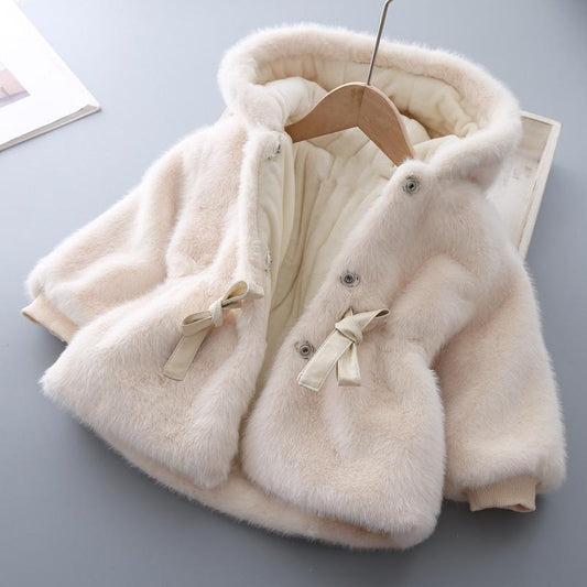 Baby Winter Clothes Kids Plus Velvet Padded Wool Sweater - Enfance-Heureuse