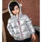 Children's shiny down jacket winter down jacket - Enfance-Heureuse