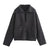 Simple Big Lapel Long Sleeve Pocket Pullover Sweater - Enfance-Heureuse