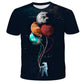 Digital Print Astronaut T-Shirt - Enfance-Heureuse