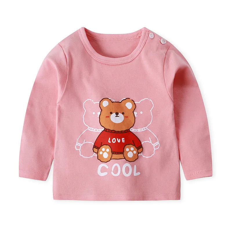 Boys Long Sleeved T Shirt Spring And Autumn Clothes - Enfance-Heureuse