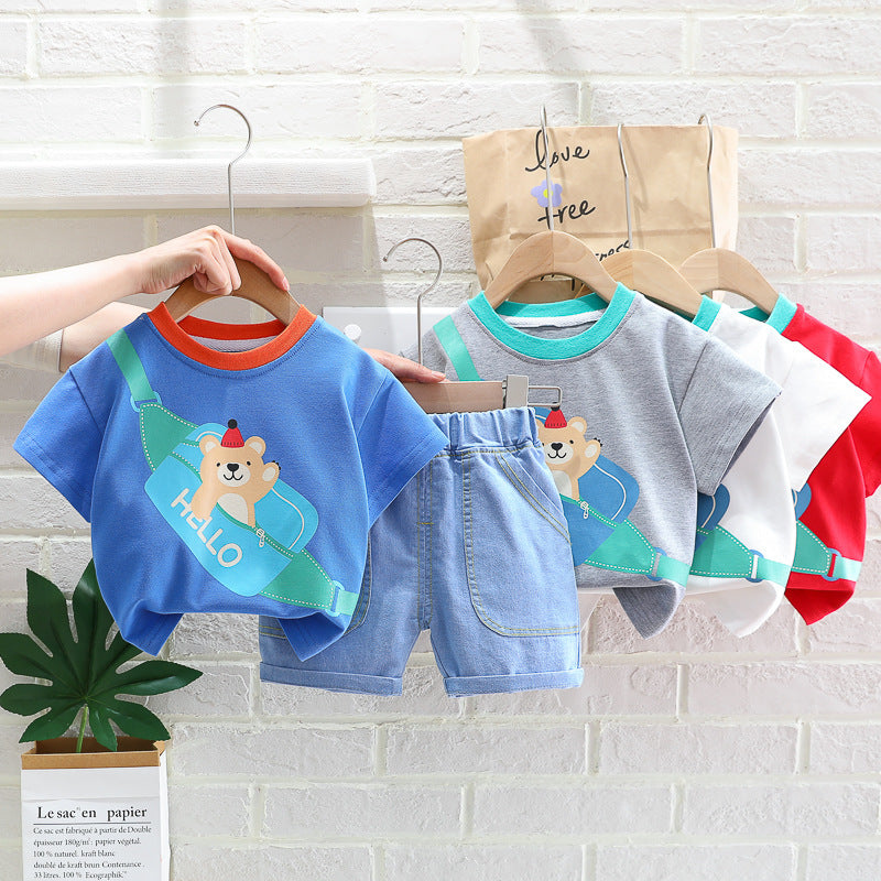 Western Style Children's Korean Style Summer Clothes