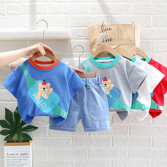 Western Style Children's Korean Style Summer Clothes