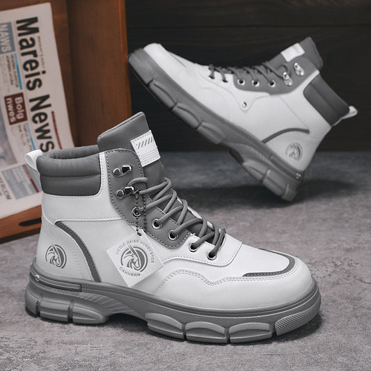 Men's Casual Trend High Top British Style Martin Boots - Enfance-Heureuse
