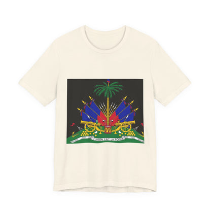 Haiti Coat of Arms T-Shirt — Haitian Flag & Emblem Graphic Tee