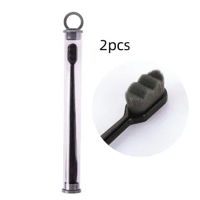 Ultra-fine Toothbrush Super Soft Bristle Deep Cleaning Brush Portable For Oral Care Tools Teeth Care Oral Cleaning Travel - Enfance-Heureuse