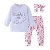 Long Sleeve Baby Girl 3 Pcs Sets - Enfance-Heureuse