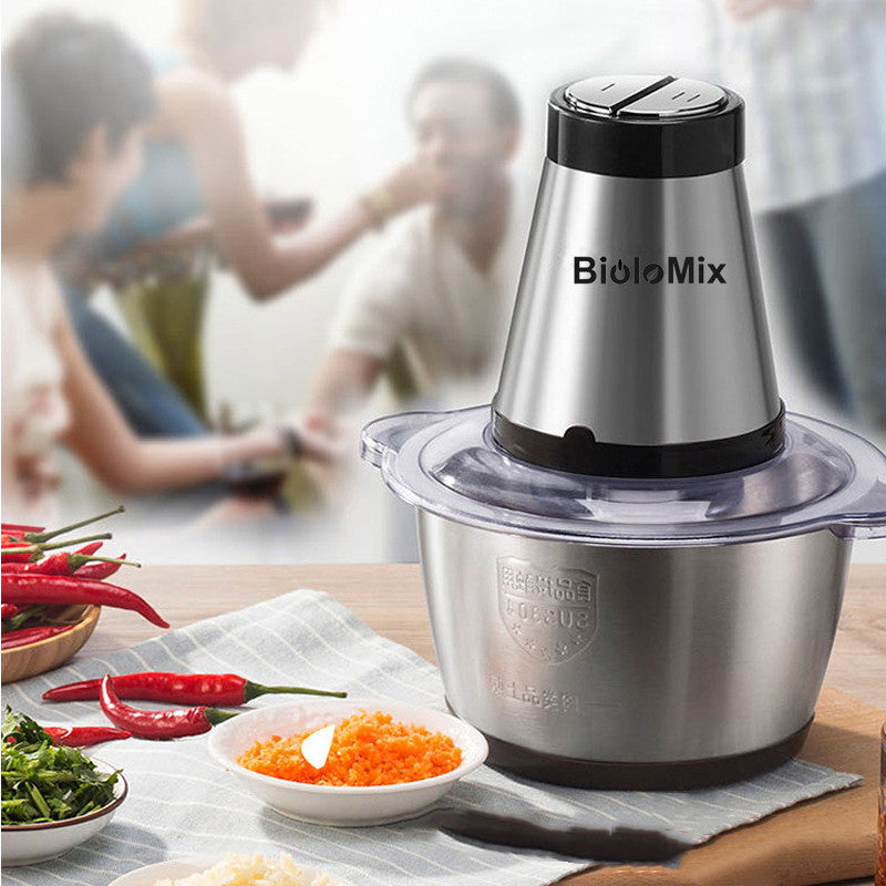 Two-speed meat mincer