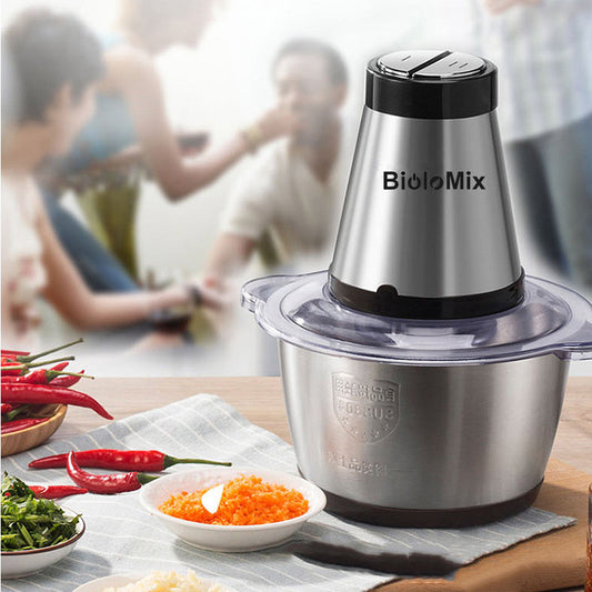 Two-speed meat mincer