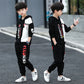 Children's Boys Spring And Autumn Clothes Foreign Style Sports Two-Piece Suit - Enfance-Heureuse