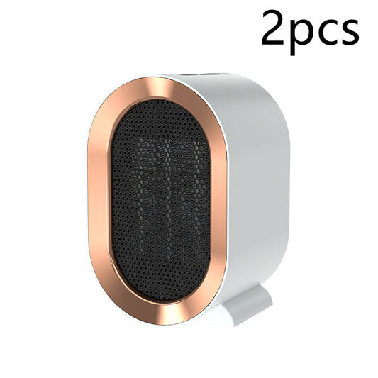 Desktop Electric Heater Mini Portable Fan Heater 220V PTC Ceramic Heating Warm Air Blower Home Office Warmer Machine - Enfance-Heureuse