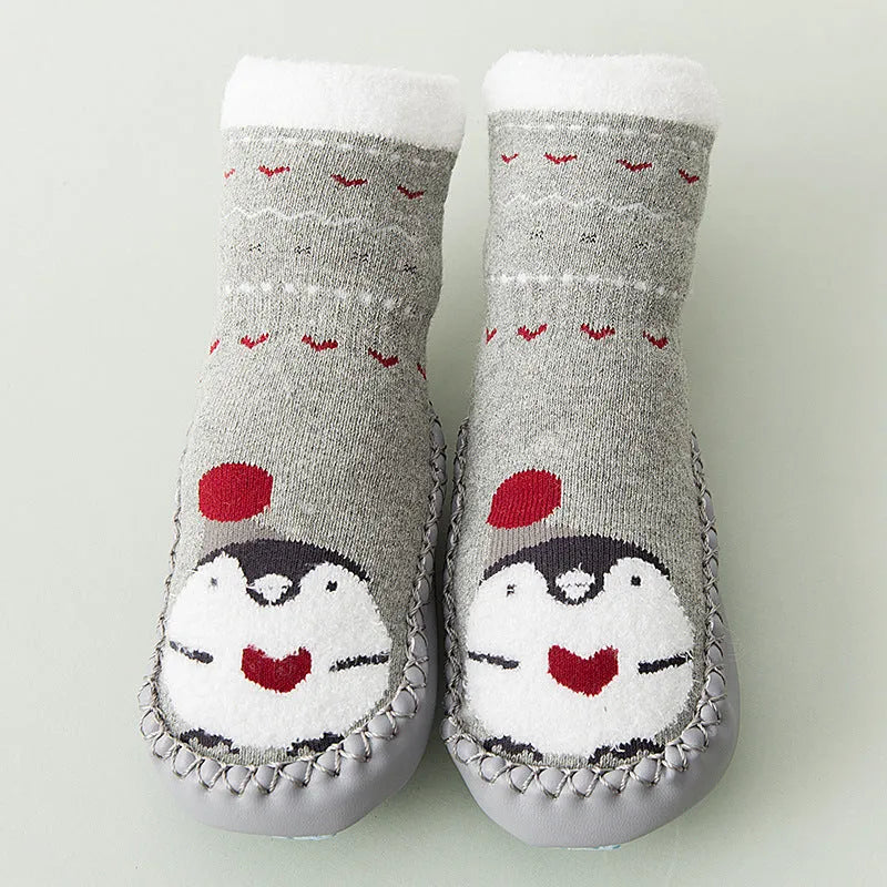 New winter plush, Terry BABY TODDLER SOCKS, skid proof floor socks for children - Enfance-Heureuse