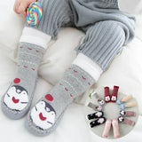New winter plush, Terry BABY TODDLER SOCKS, skid proof floor socks for children - Enfance-Heureuse