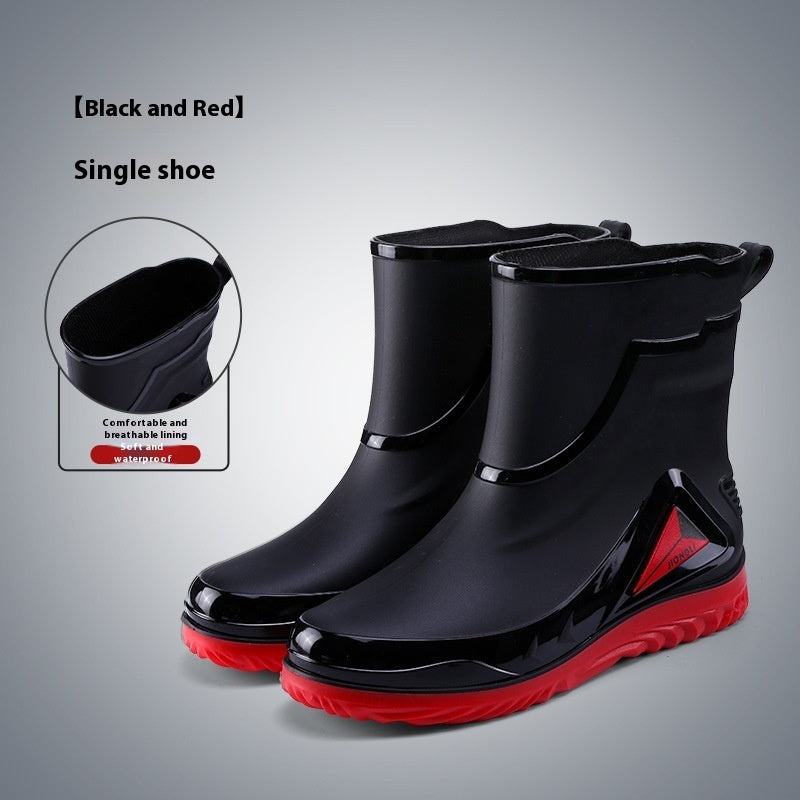 Closed Waterproof Shoes Outdoor Rubber Boots - Enfance-Heureuse
